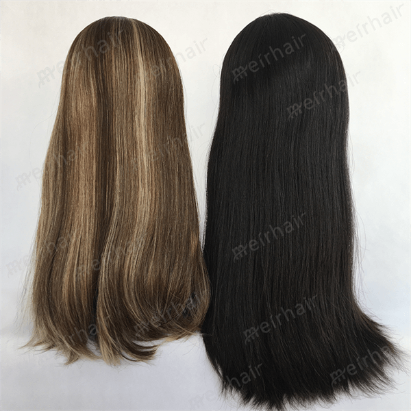 Silk Top Wigs Human Hair Silk Top Wig Caucasian